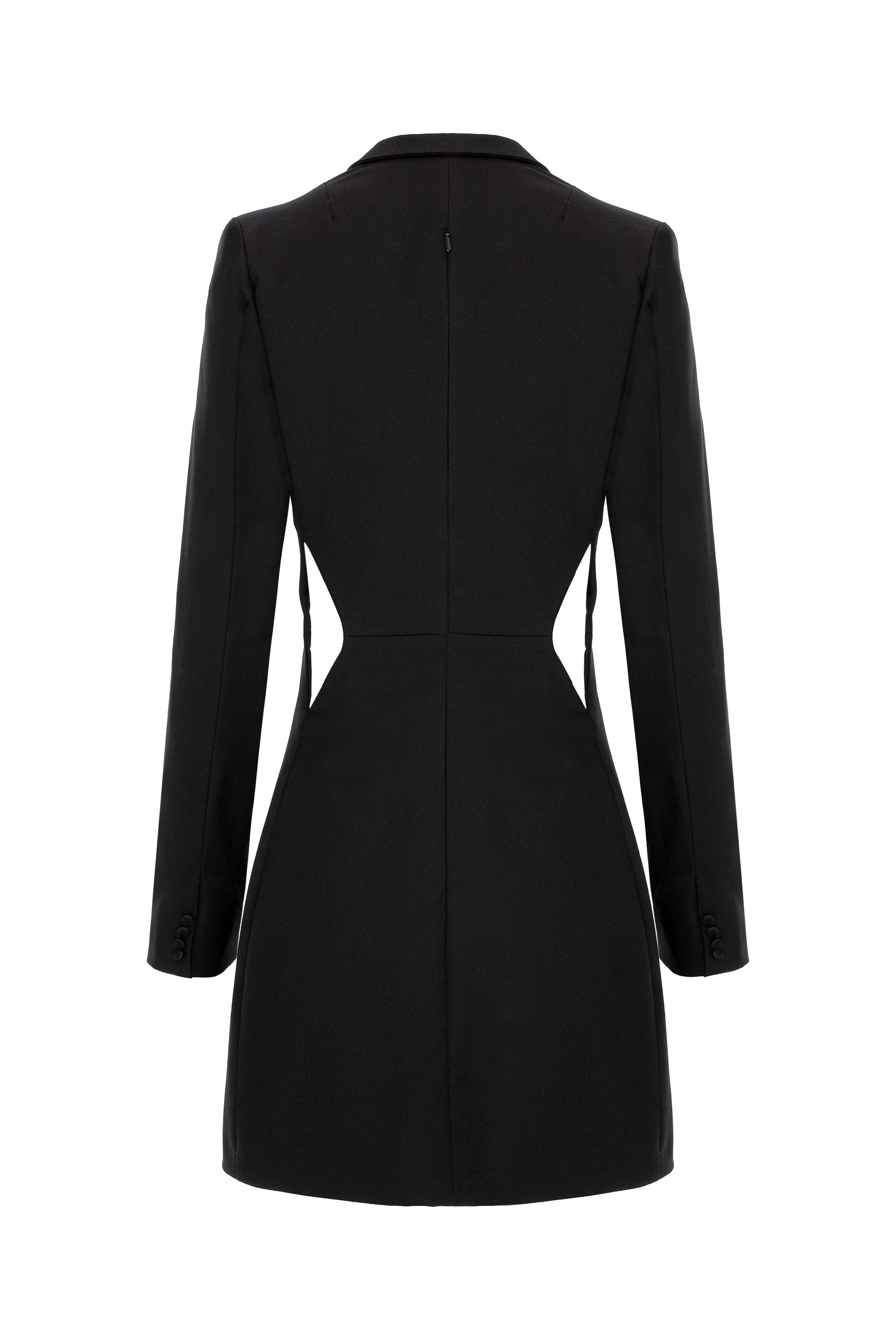 black blazer dress cut out THE BEST PART CUT OUT BLAZER