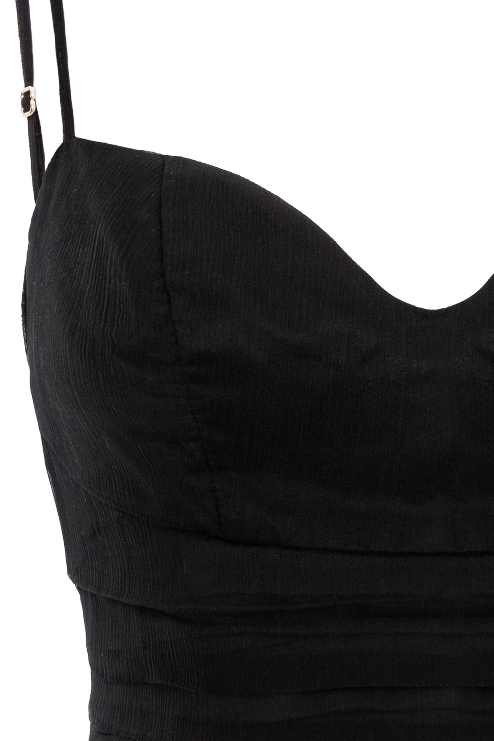 Silk Corset Top With Straps